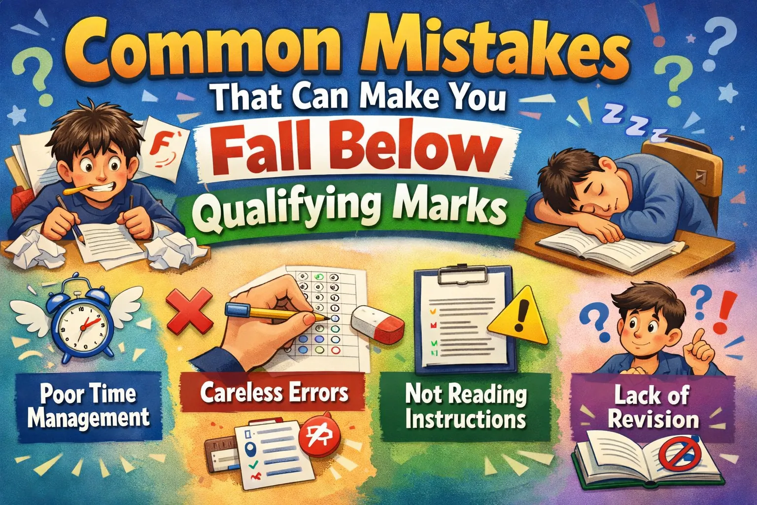 Common Mistakes That Can Make You Fall Below Qualifying Marks